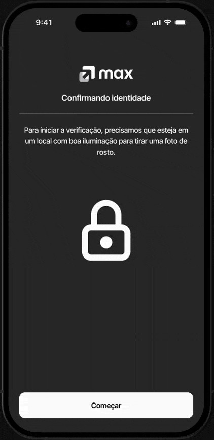Tela de segurança Max
